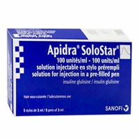 Apidra SoloStar 100U/ml hộp 5 bút