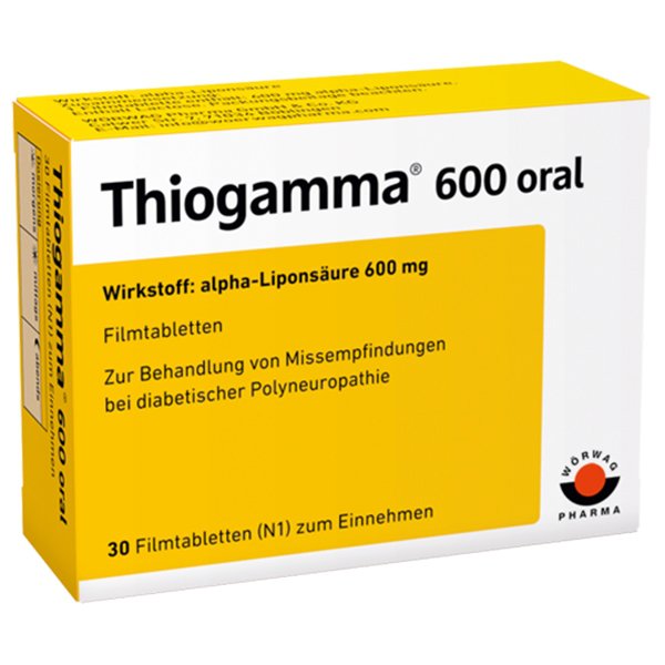 Thuốc Thiogamma 600mg/30 Viên